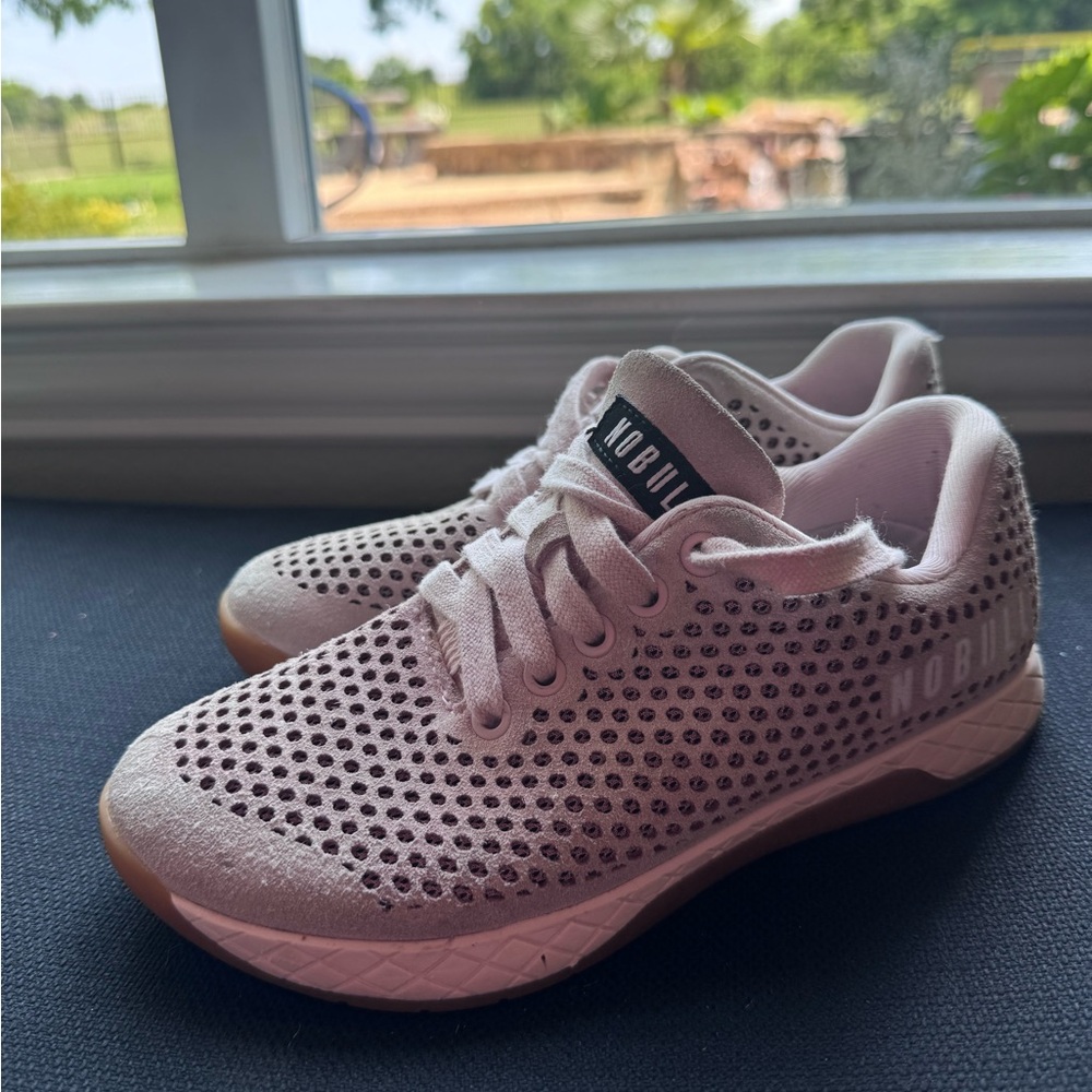 NOBULL White Sneakers Breathable Mesh Lightweight